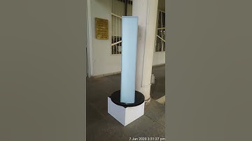 360 degrees rotating illuminated ad display