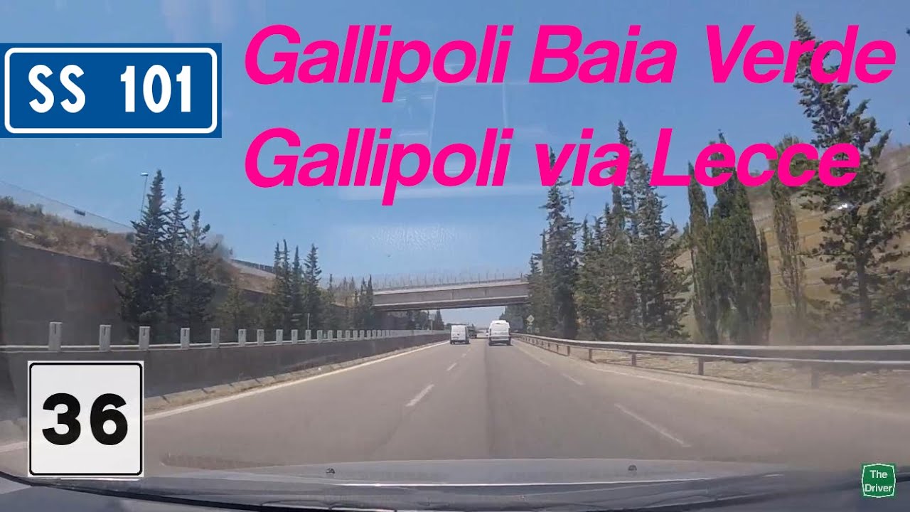I - SS101 Salentina di Gallipoli - Tratto Gallipoli Baia Verde-Gallipoli via Lecce