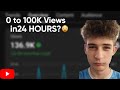 I tried to go from 0 to 100k views in 24 hours