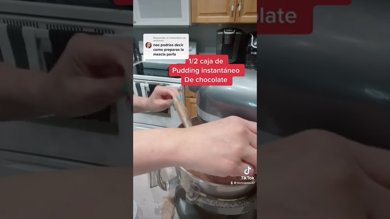 Pastel de caja modificado con pudding