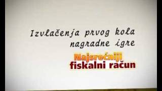 Izvlacenja Prvog Kola Nagradne Igre Najsrecniji Fiskalni Racun