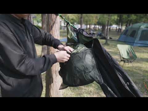 Night Cat Camping Hammock Tent: Lightweight Portable 4 in 1 Hammock with Rain Tarp and Mosquito Net