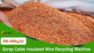 Scrap Copper Cable PVC Insulated Wire Recycling Machine (NEW)