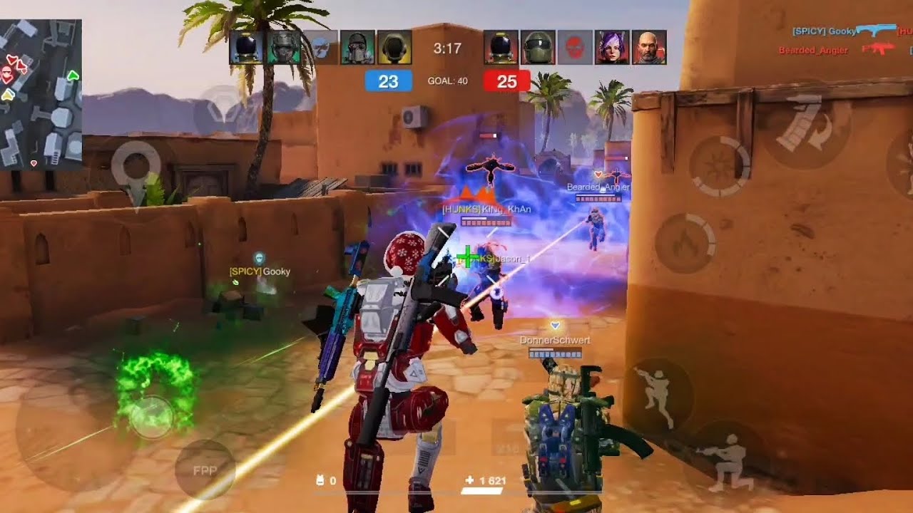 Battle Prime Online Multiplayer || ATOMS VS HUNKS || Team Battle Gameplay || Part 108