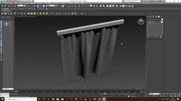 How to create a curtain || 3Ds Max || For Beginners || Softorials