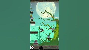 Stupid Zombies Chapter 1 Stage 1 Level 28 #stupidzombies #trickshots #ricochet #oldgames