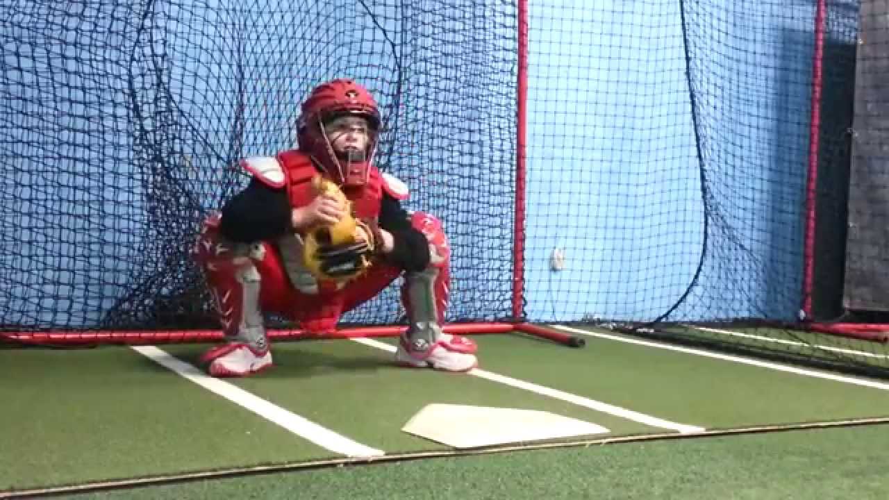 10U Catcher Breaking In New Mitt 111814 YouTube