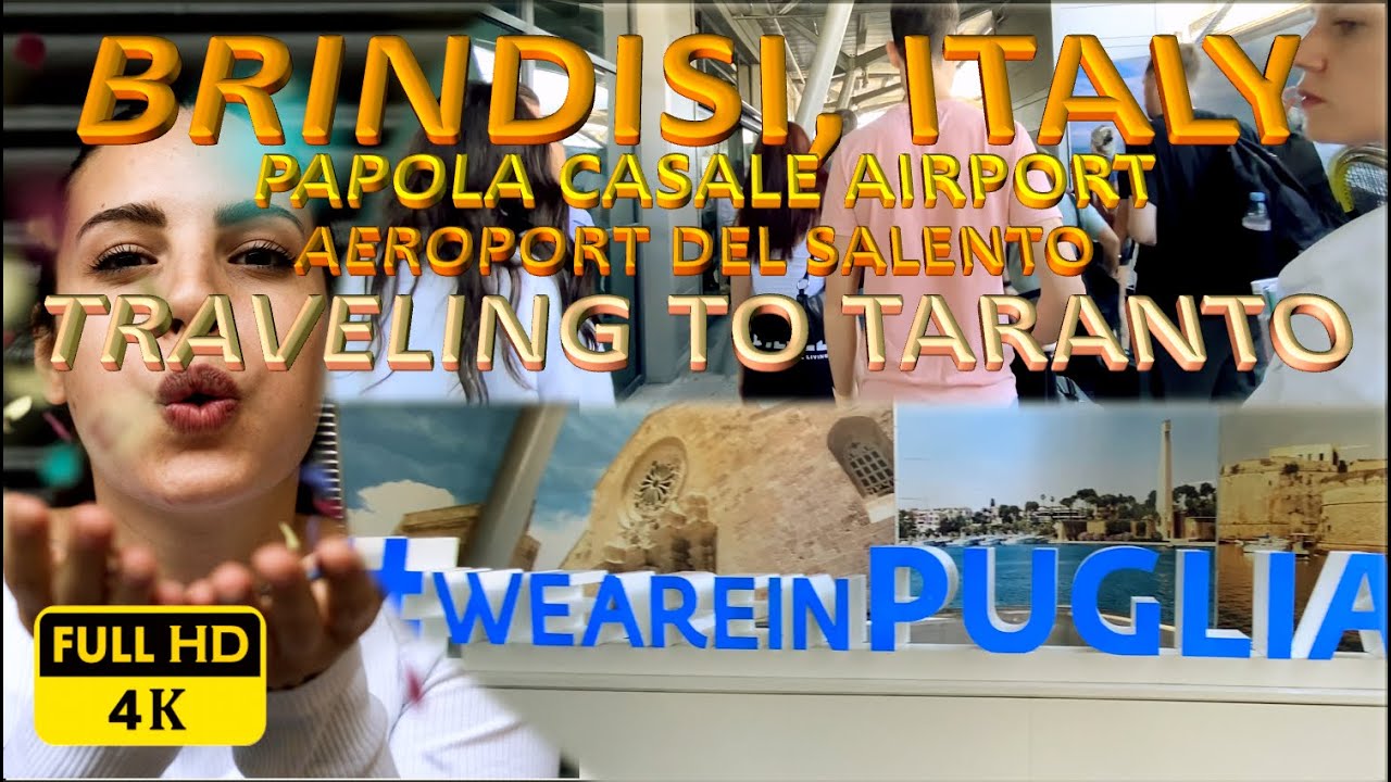 🇮🇹 BRINDISI AIRPORT  🇮🇹GATEAWAY TO SOUTHERN ITALY🇮🇹PAPOLA CASALE AIRPORT🇮🇹AEROPORTO DEL SALENTO🇮🇹