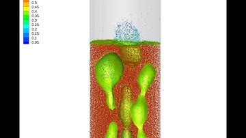 Fluidized bed distributor design CFD simulation