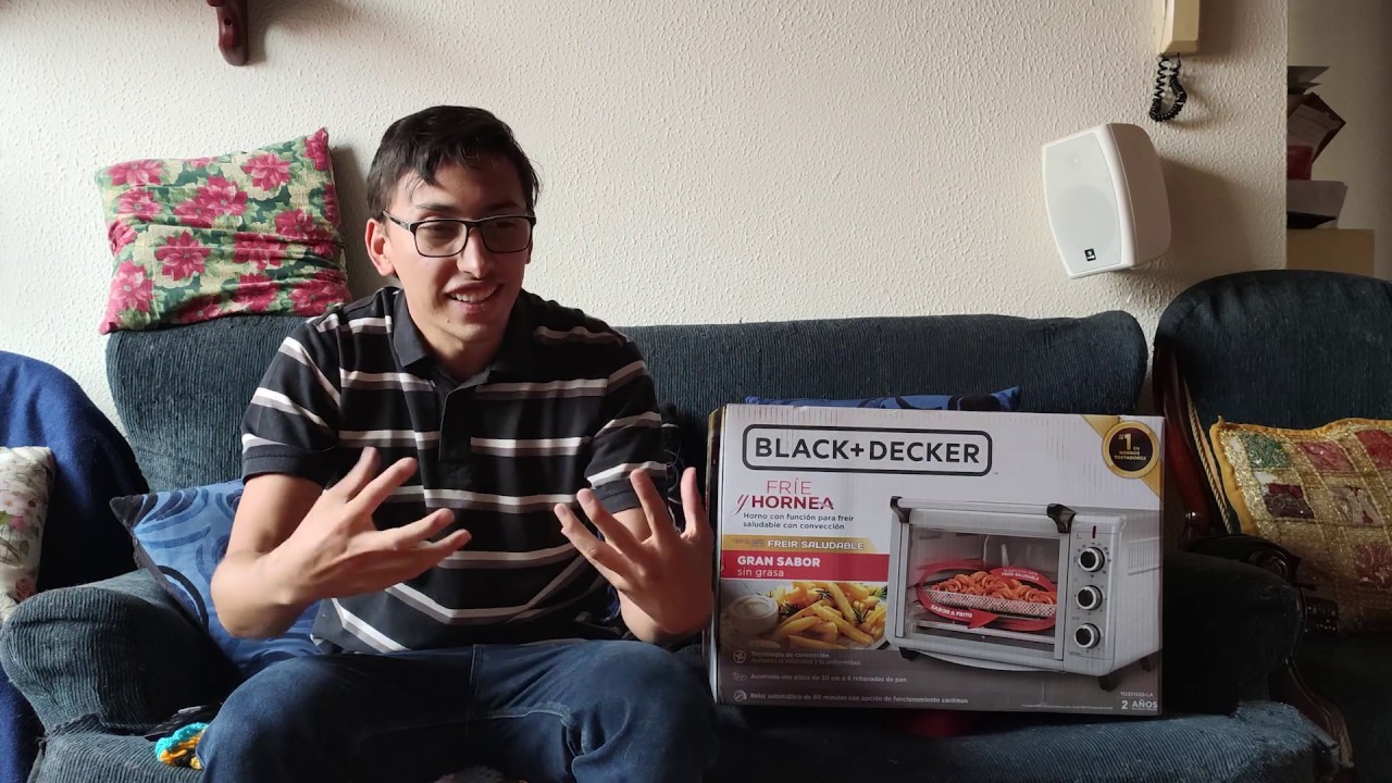 Unboxing y Prueba del Horno freidor de aire Black and Decker TO3215SS -  YouTube