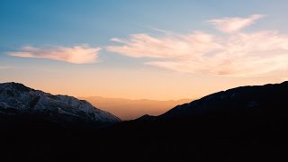 Salt Lake Sunset Time Lapse Loop. No Sound. Screensaver.