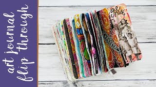 art journal flip through - mini moleskine - #drawriotdaily - nicole watson art