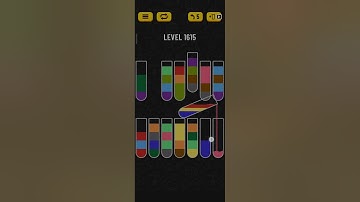Water sort puzzle level 1615