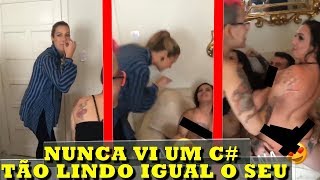 LUANA PIOVANI FLAGRADA EM SET DE FILME PORNÔ