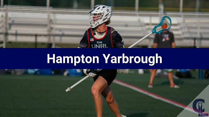 Hampton Yarbrough Lacrosse Highlights | GA 2023 | Def, LSM