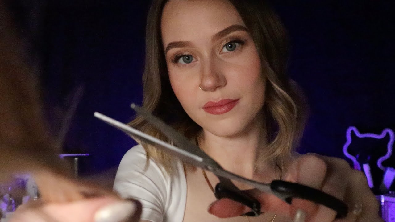 ASMR Cutting & Styling Your Hair (Soft Spoken, Real Hair)
