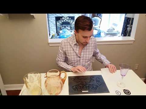 Elegant Glass Etching Process - Cambridge, Heisey, and Fostoria April 2020 Program