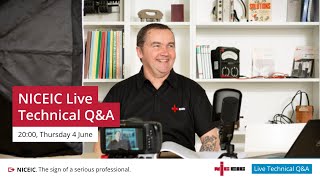 NICEIC Live Technical Q&A: June