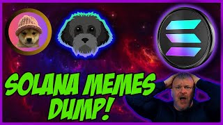 Solana memecoins DUMP! What happens next? #solana #memecoins #100x