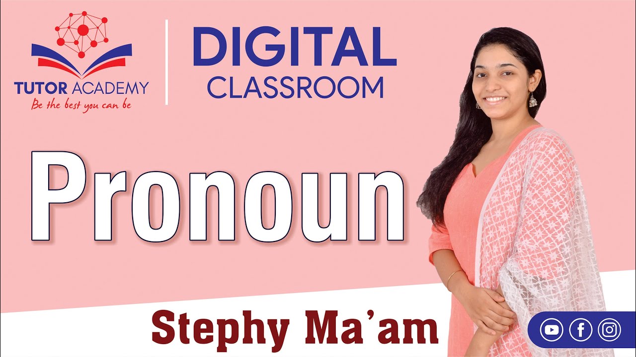 L02 Pronoun English Grammar Part Of Speech Tutor Academy Explain In Hindi YouTube