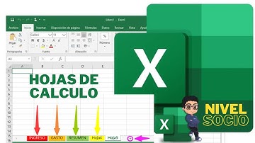 HOJAS DE CALCULO DE EXCEL | Cambiar Nombre-Color | Agregar hojas-Ocultar- Eliminar |