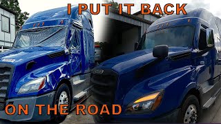 Salvage Auction Semi Truck Full Rebuild