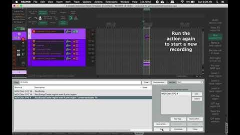 Reaper custom action for live looping - Record & bump