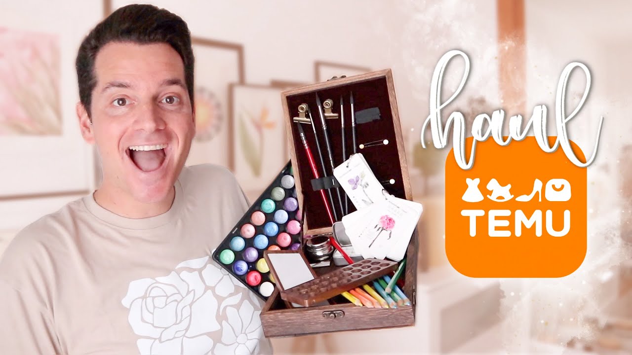 MATERIALES de ARTE de TEMU ¿Valen la pena? | HAUL