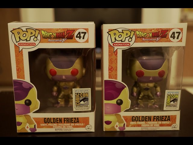 Funko clon vs original diferencias Golden Frieza red eyes - YouTube