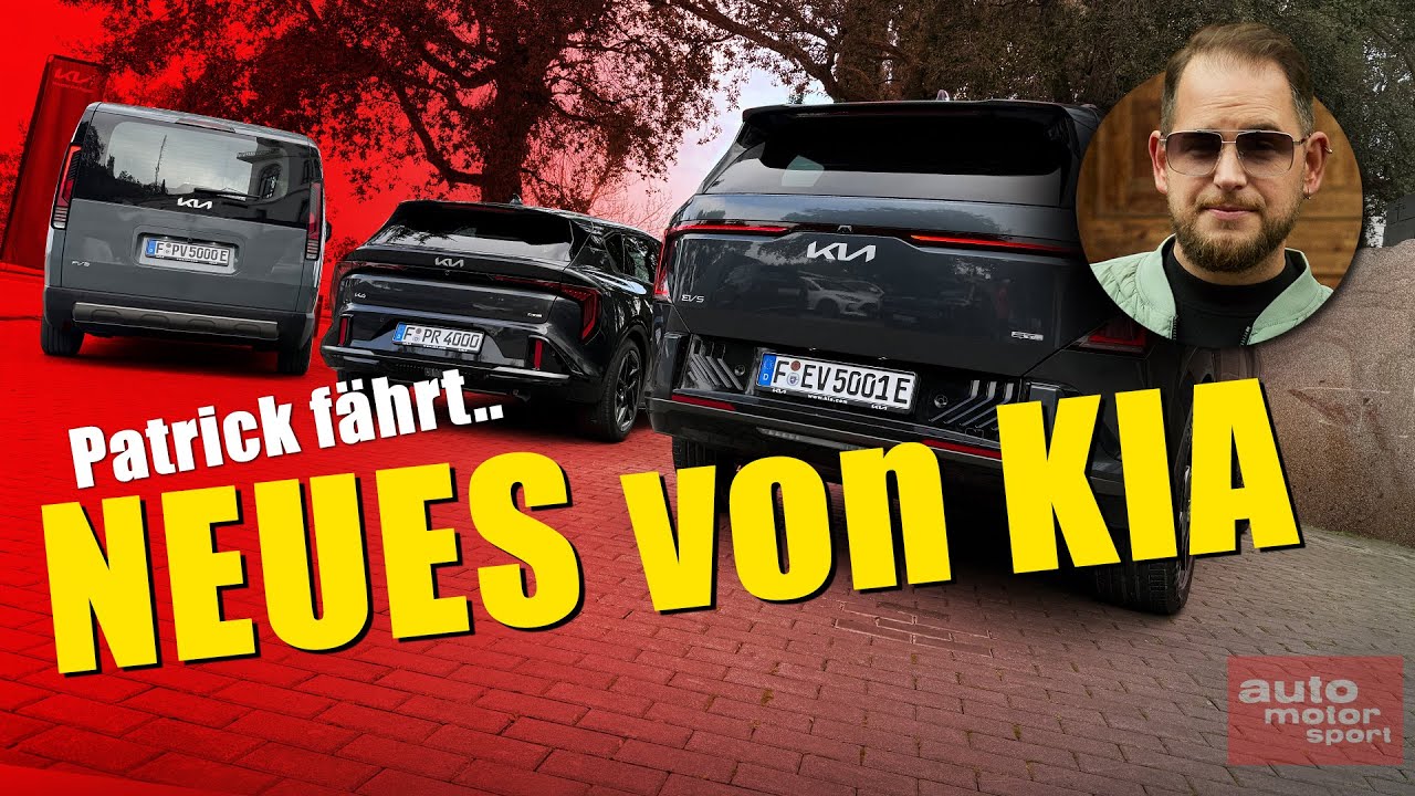 Kia K4, EV5 und PV5 Review: Patrick fährt die neuen VW-Gegner aus Korea