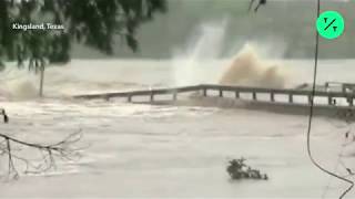 Bridge Collapses from Llano River Floods