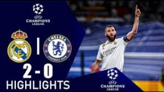 Real Madrid 2-0 Chelsea highlight extented champios league #real #chelsea #champiosleague