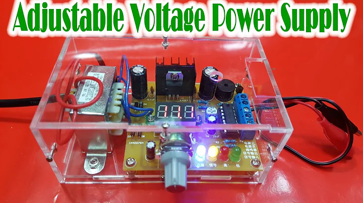How to Assembling LM317 Adjustable Voltage Power Supply KIT DIY