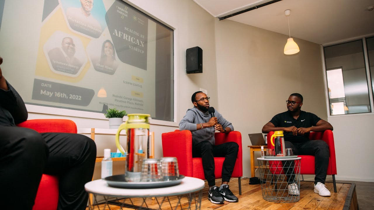 Still from Meet Tesh Mbaabu, Jihan Abass & Iyinoluwa Aboyeji On Scaling An African Startup