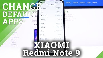 How to Find Default Apps Settings in XIAOMI Redmi Note 9 – Default Apps Section
