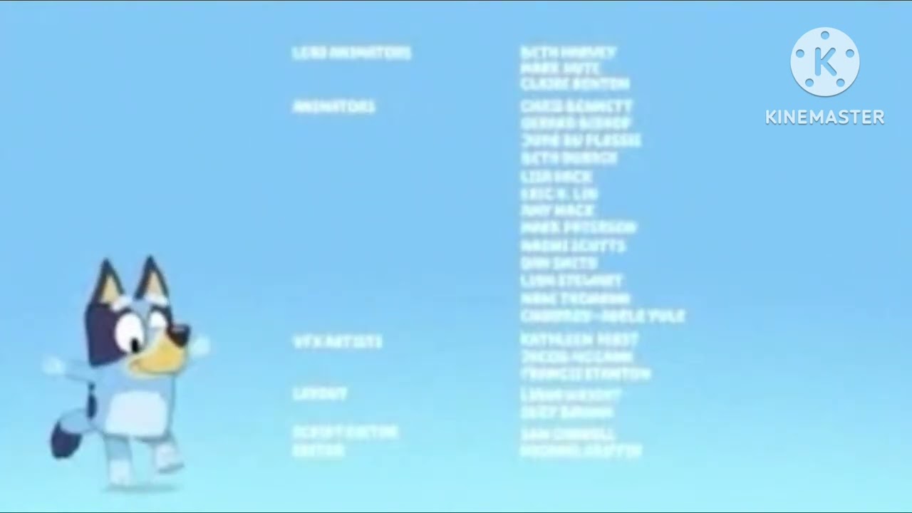 Bluey grannies yoga ball calypso credits 