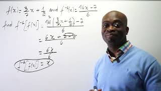 Composite Functions, Inverse Functions