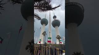 أبراج الكويت أحد أهم معالم الكويت السياحية التصوير في 27 فبراير 2023 Kuwait Towers