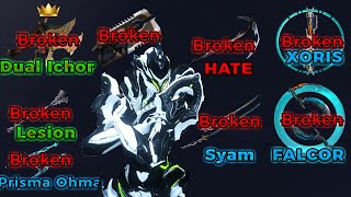 Saryn & Melee Influence is BROKEN, few different weapons annihilating. Wich one you like the most?