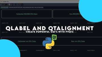 QLabel and QtAlignment in PyQt6 | Create Powerful GUI