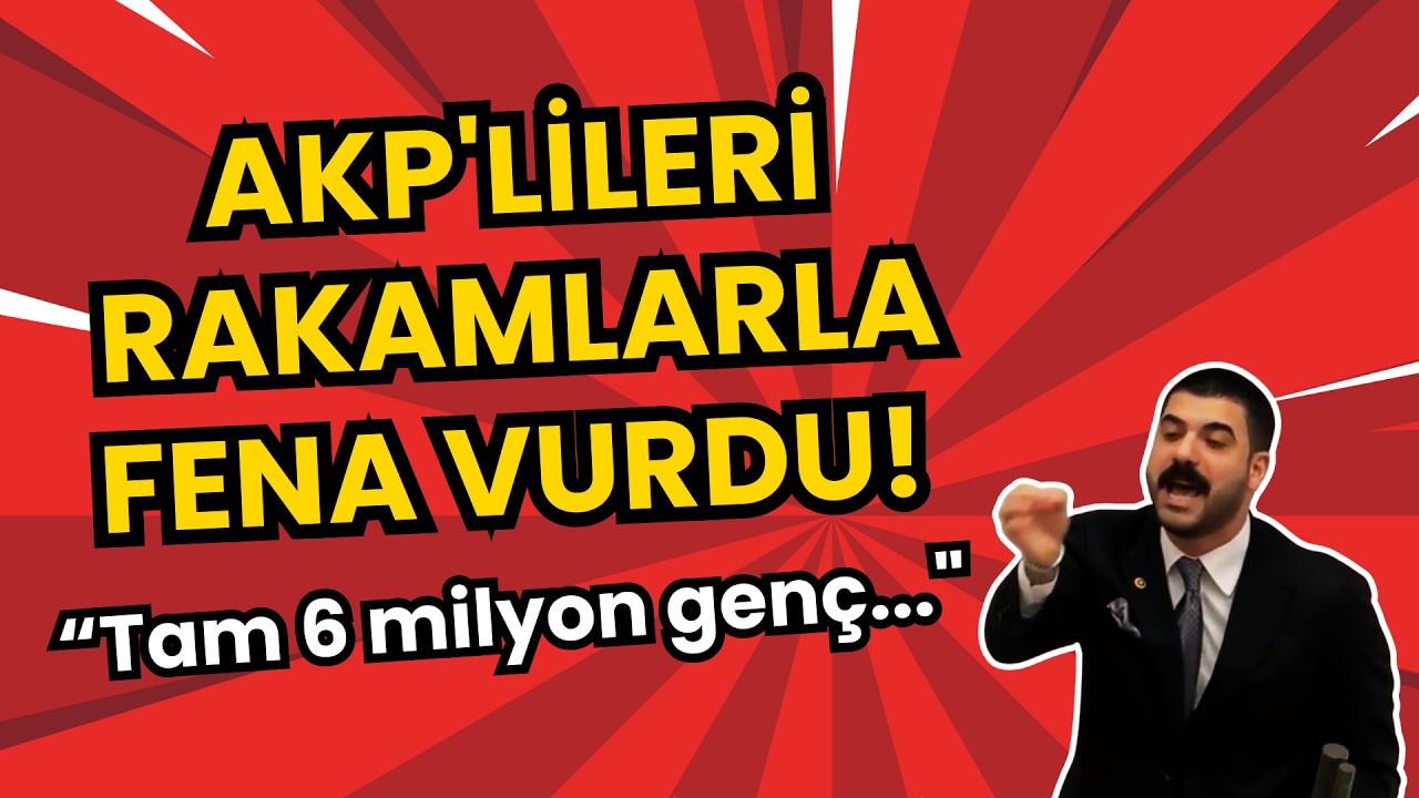 CHP’li Ali Gökçek AKP’lileri rakamlarla vurdu! “Tam 6 milyon genç…”