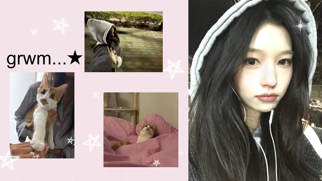 요즘빠진 메이크업하고 고양이보러가기[grwm+vlog]