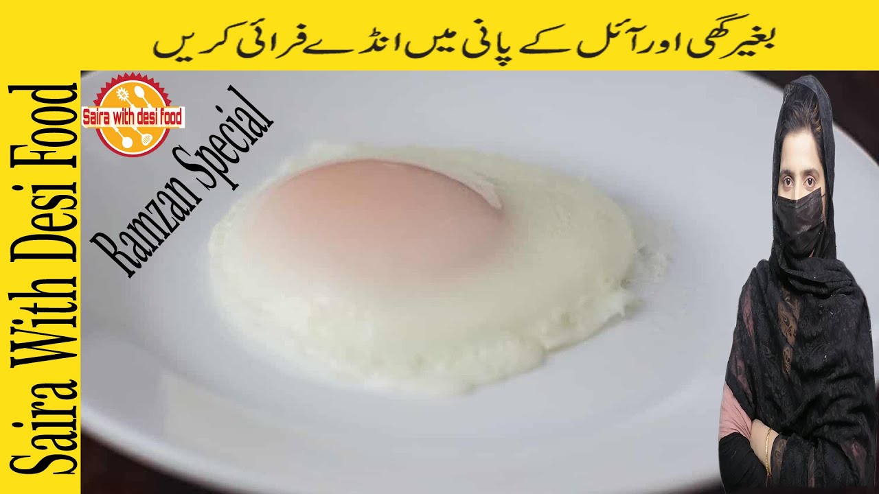 [English Sub]This method of making water fried eggs at once is simple