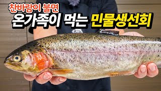 How did an ecologically disturbed species become a popular sashimi in Korea?