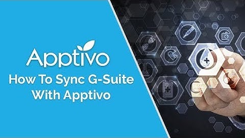 Apptivo - How To Sync G-Suite With Apptivo