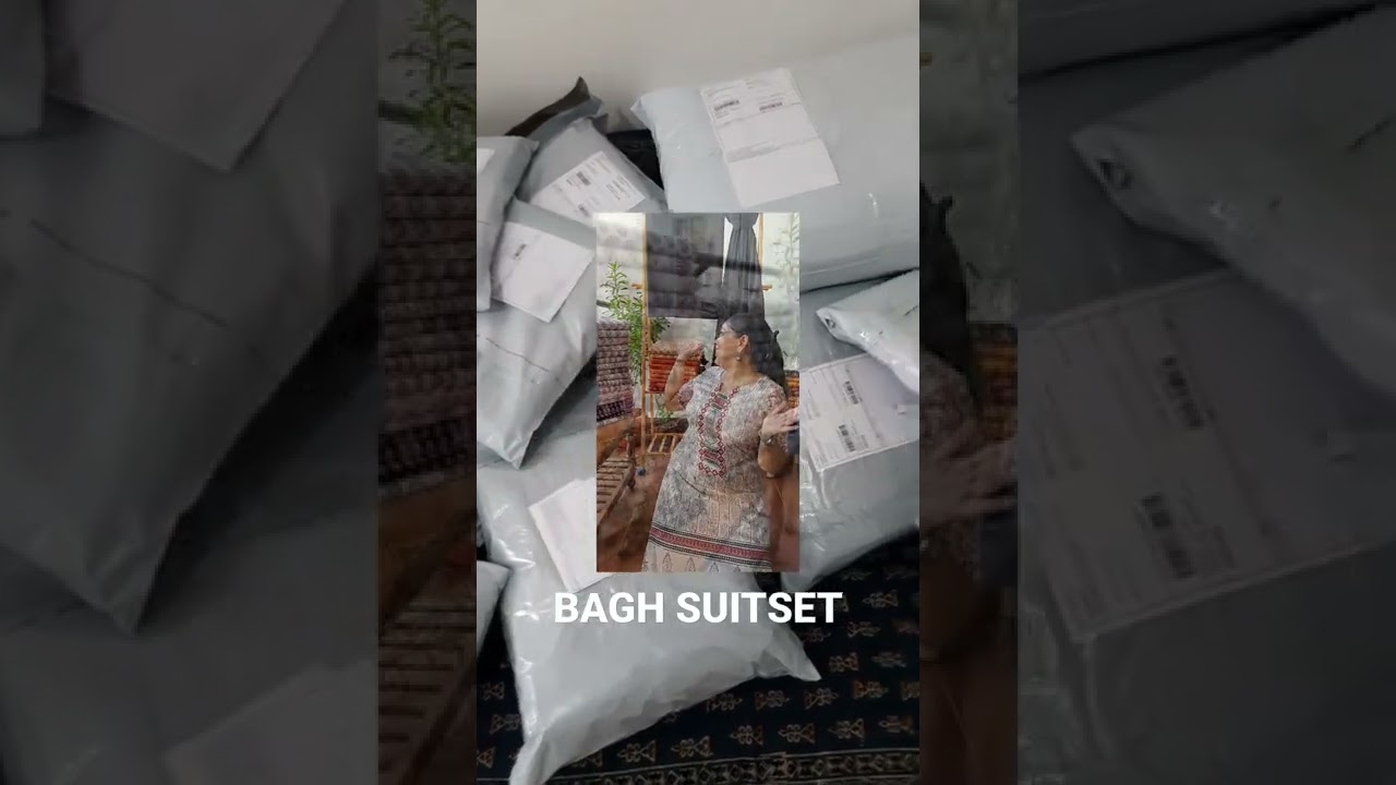 Iconic Hand Block Print Cotton Bagh Suitset