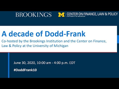 Webinar: A decade of Dodd-Frank - Webinar: A decade of Dodd-Frank