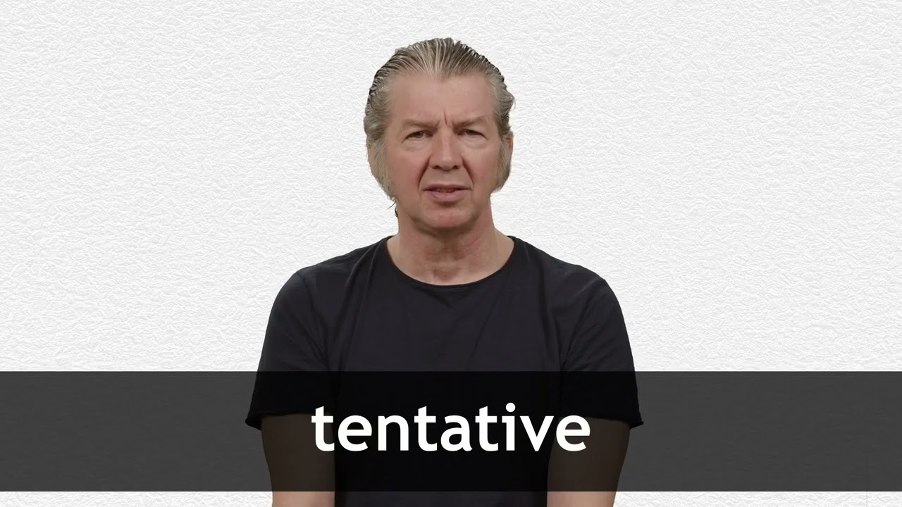 How to pronounce TENTATIVE in American English