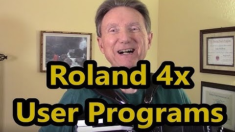 ~Roland 4x Accordion, User Program Guide by Dale Mathis
