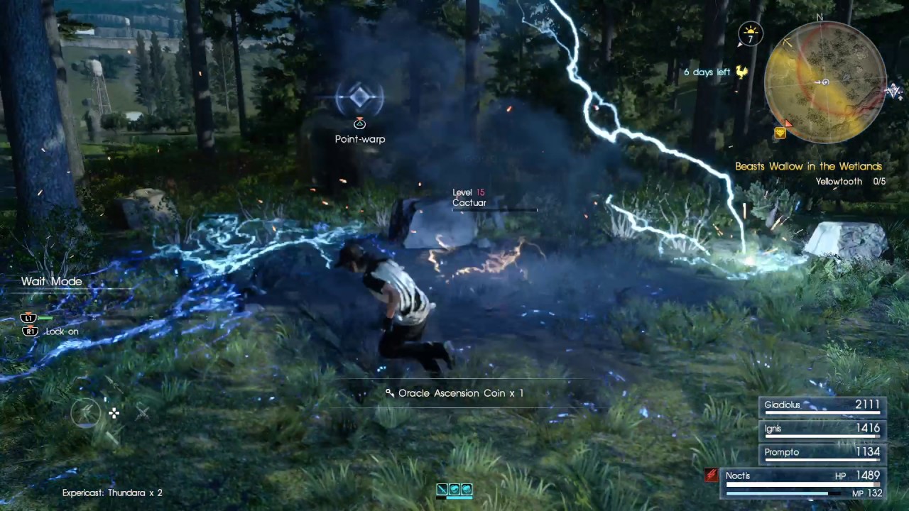 FINAL FANTASY 15  2nd Cactuar Farming location